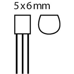 N-fet 25v 60ma up<6.5v to92