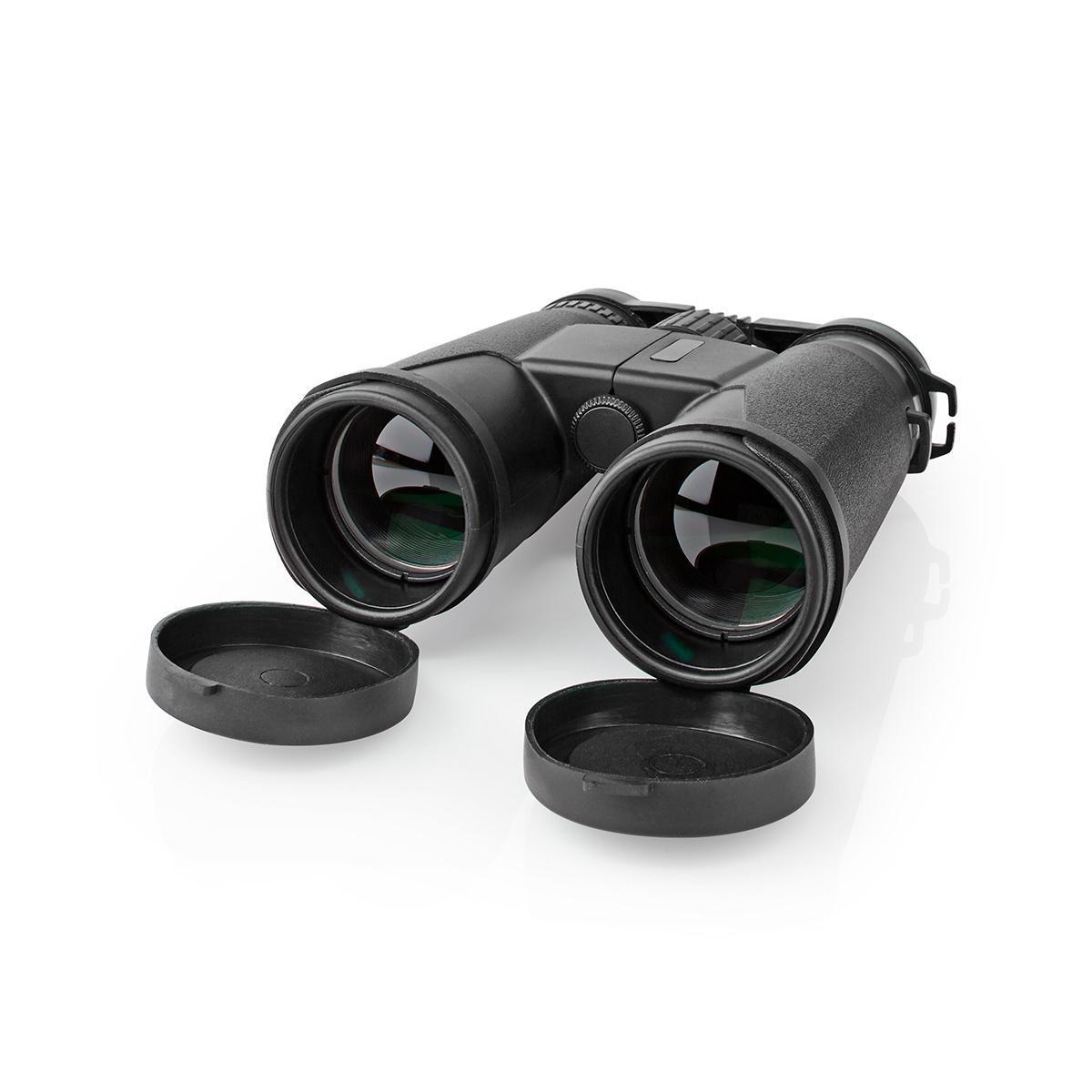 Jumelles / grossissement : 10x / diam. objectif : 42mm / champ de vision: 96m / sac inclus / noir