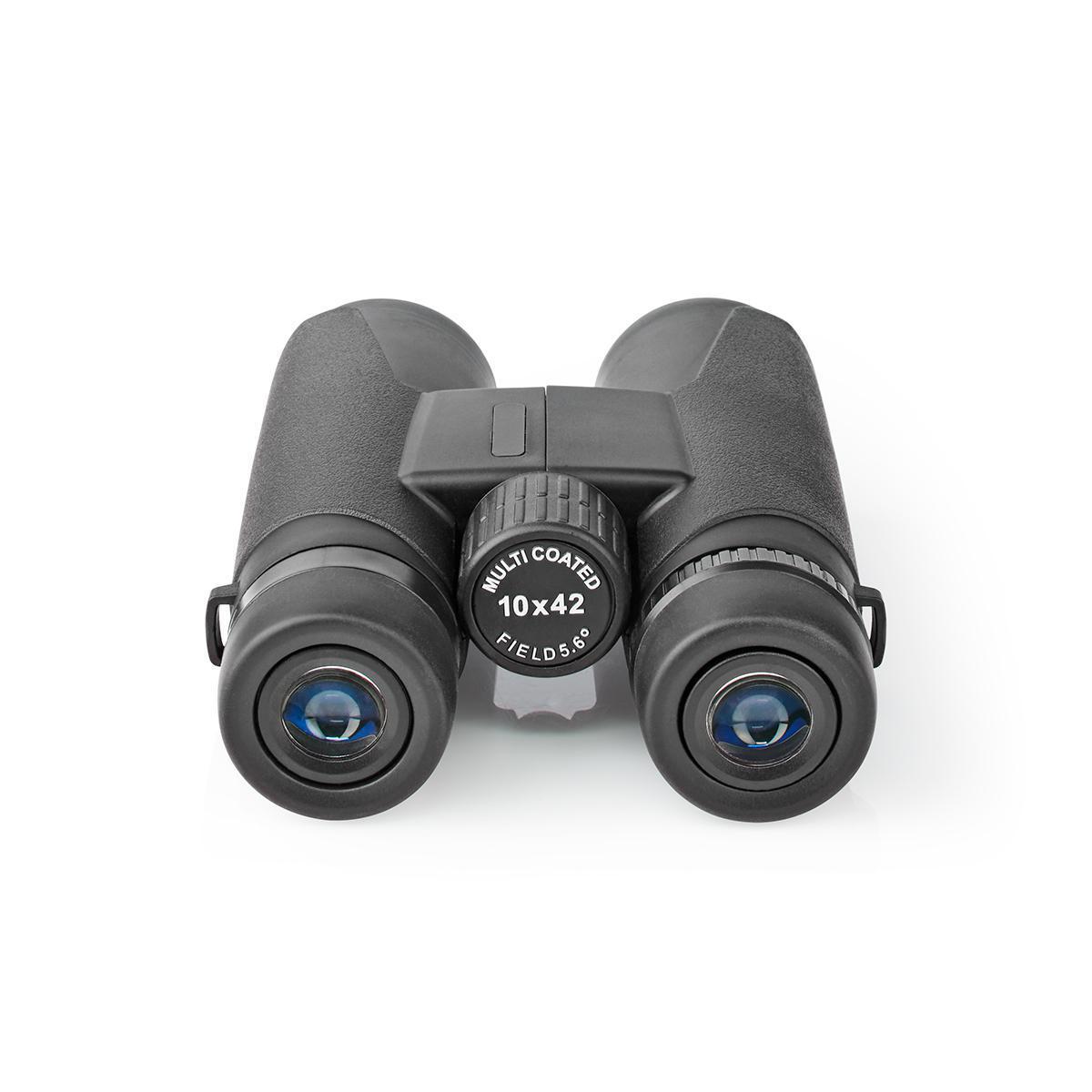 Jumelles / grossissement : 10x / diam. objectif : 42mm / champ de vision: 96m / sac inclus / noir