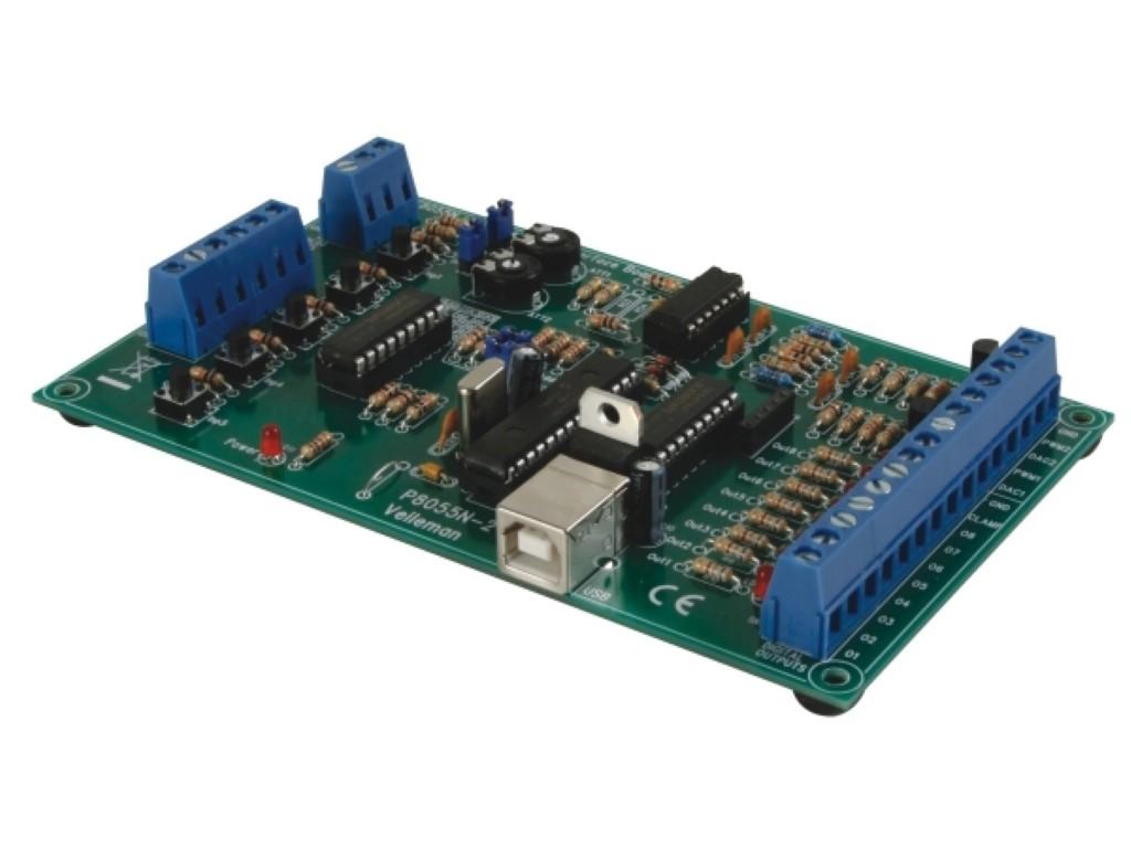 Kit à souder diy / carte d'interface usb pour expérimentations / compatible avec windows