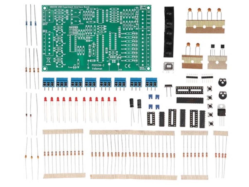 Kit à souder diy / carte d'interface usb pour expérimentations / compatible avec windows