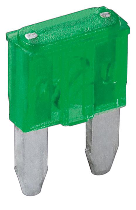 Fusible auto faston 32v 30a format kfzm vert lot de 5 pièces