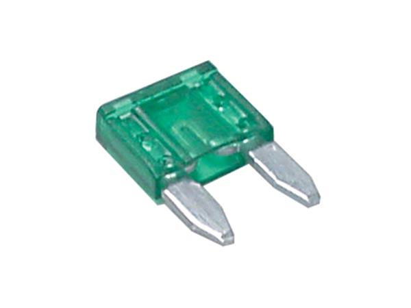 Fusible auto faston 32v 30a format kfzm vert lot de 5 pièces