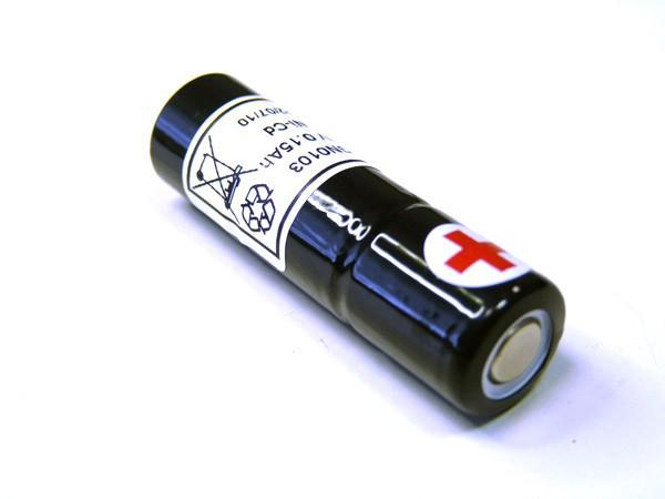 Accu ni-cd 3.6v 150ma 1 /3 r06  49.5mm (h) - 14.5mm (Ø) à souder