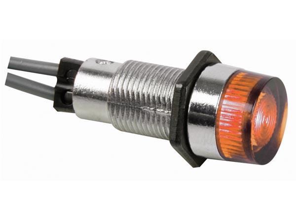 Voyant rond 13mm 220v orange
