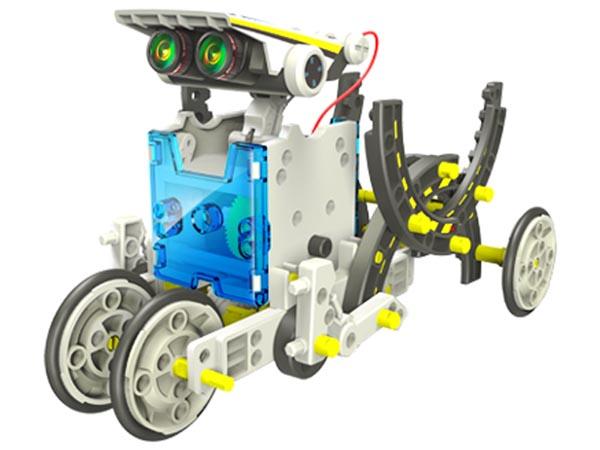 Kit de construction éducative 14 robots en 1 à énergie solaire (kit éducatif et créatif)