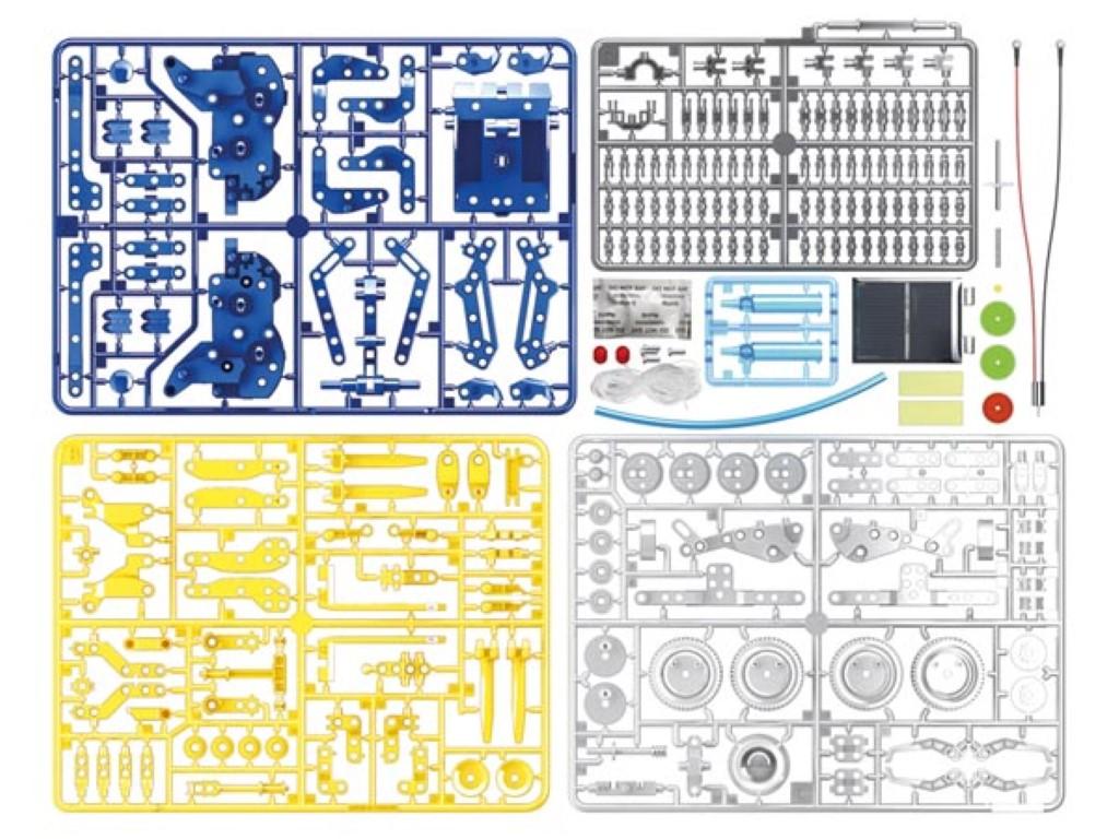 Kit de construction éducative 12 robot en 1 / énergie solaire et hydraulique (kit éducatif et créatif)