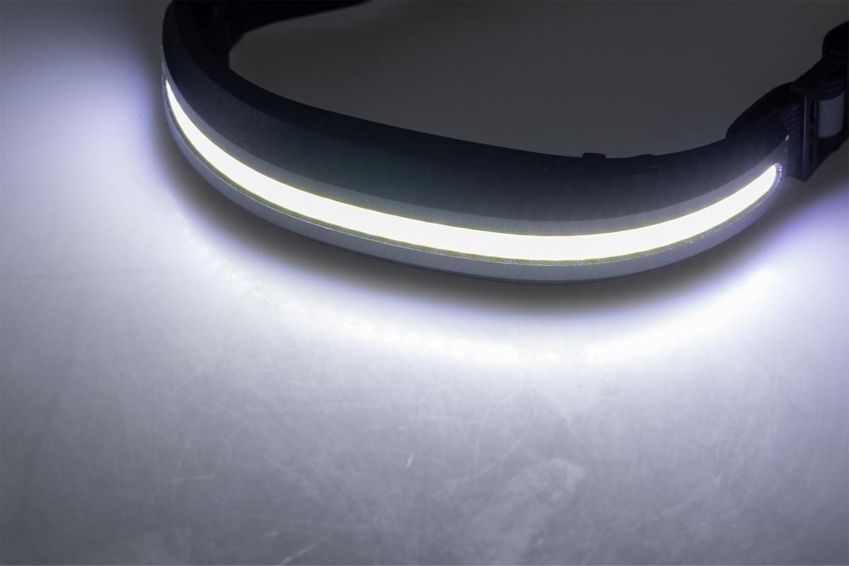 Lampe frontale led avec batterie rechargeable / 5w / 400 lumens / éclairage 230°