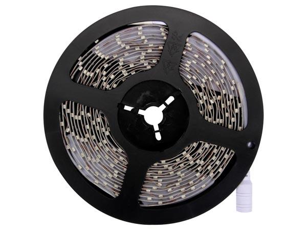 Kit ruban à led flexible avec alimentation - blanc froid - 300 led - 5 m - 12 vcc