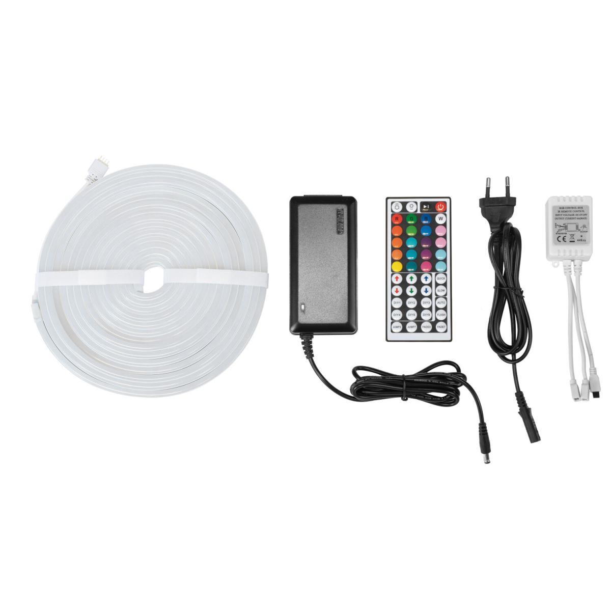 Flexible a led effet neon rgb ip65 ? 5m / télécommande