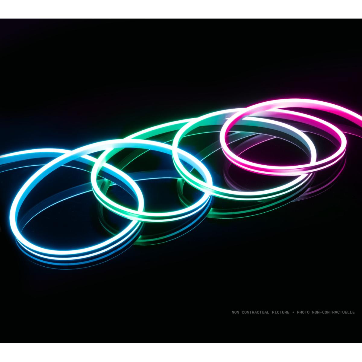 Flexible a led effet neon rgb ip65 ? 5m / télécommande