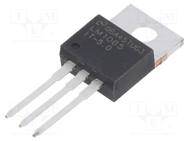 Ic: stabilisateur de tension; ldo,non réglable; 5v; 3a; to220-3