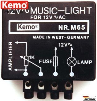 Kit orgue lumineux halogène pour ampoules 12v