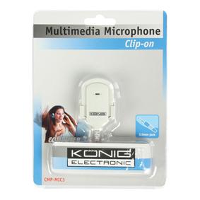 Micro multimedia cardioide à clipser frequence:50 à 16khz