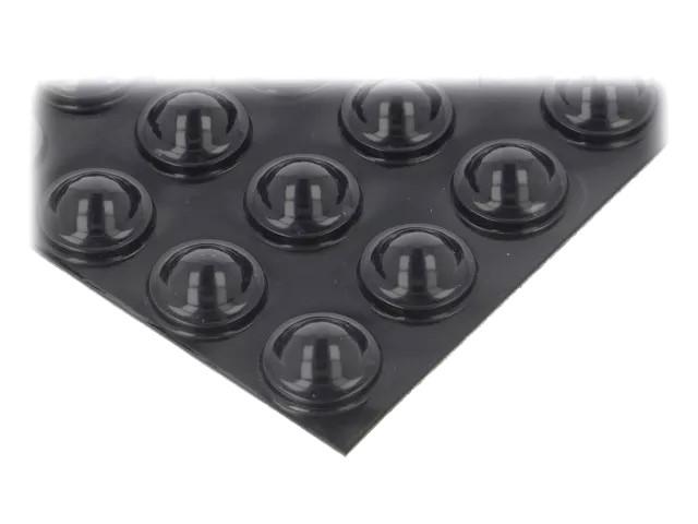 Jeu de 20 pieds autocollants en polyuréthane Ø=15.9mm h=6.4mm