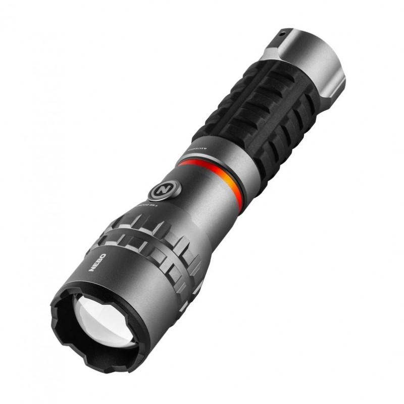 Lampe torche nebo de travail slyde king 4k / rechargeable / 4000 lumens / ip67