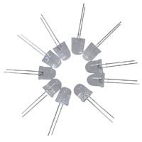 Lot de 10 x led 5mm blanc chaud 15000mcd