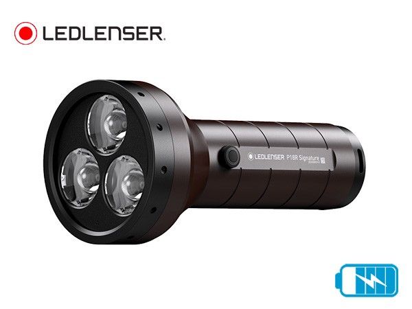 Lampe torche haute qualité / rechargeable / ultra puissante ledlenser p18r signature / 4500lm / portée 720m