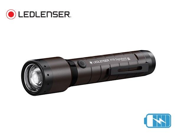 Lampe torche rechargeable haute qualité / haute puissance ledlenser p7r signature / 2000lm / portée 200m / ip68