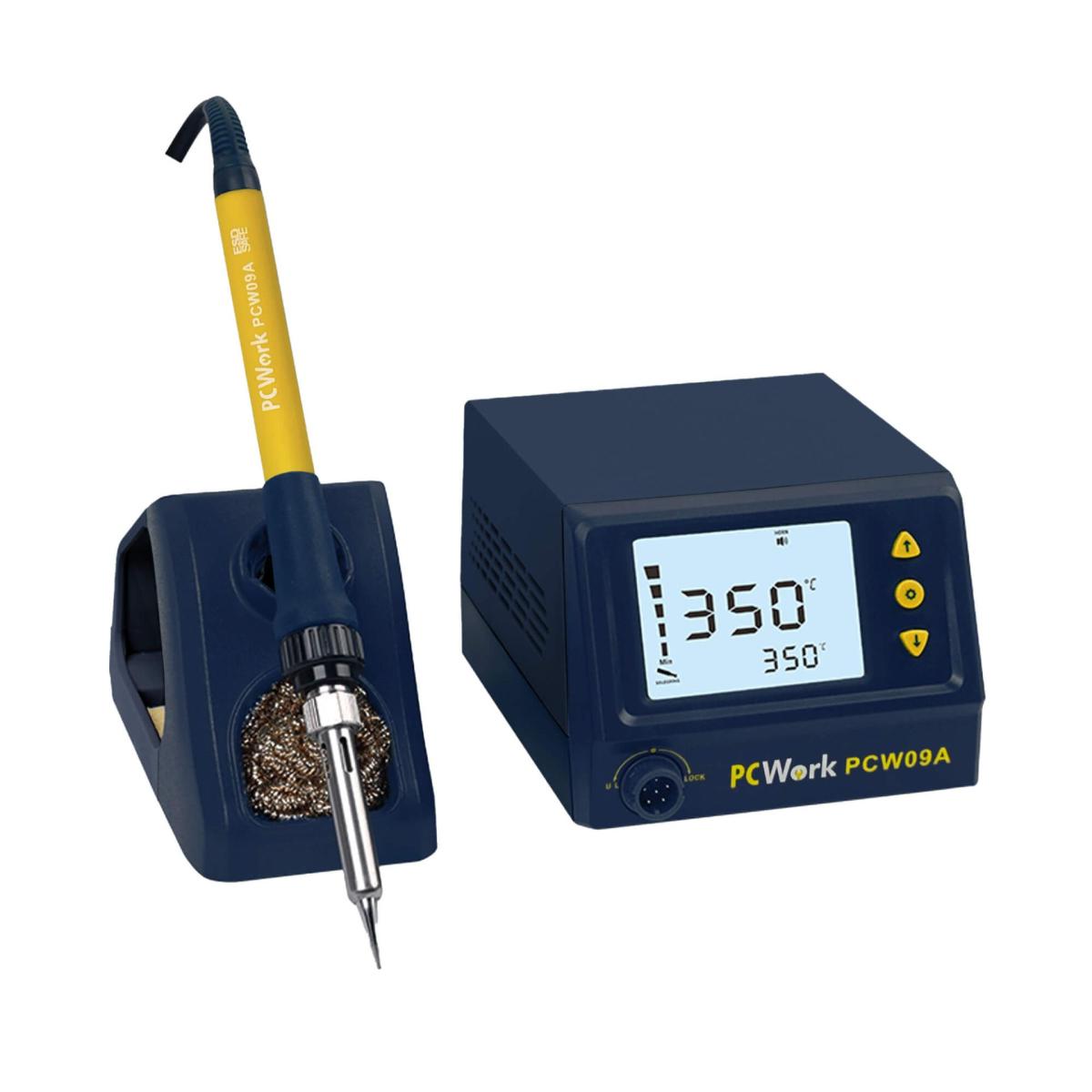 Station de soudage digital pcwork / 60w / 180-480°c / panne de précision