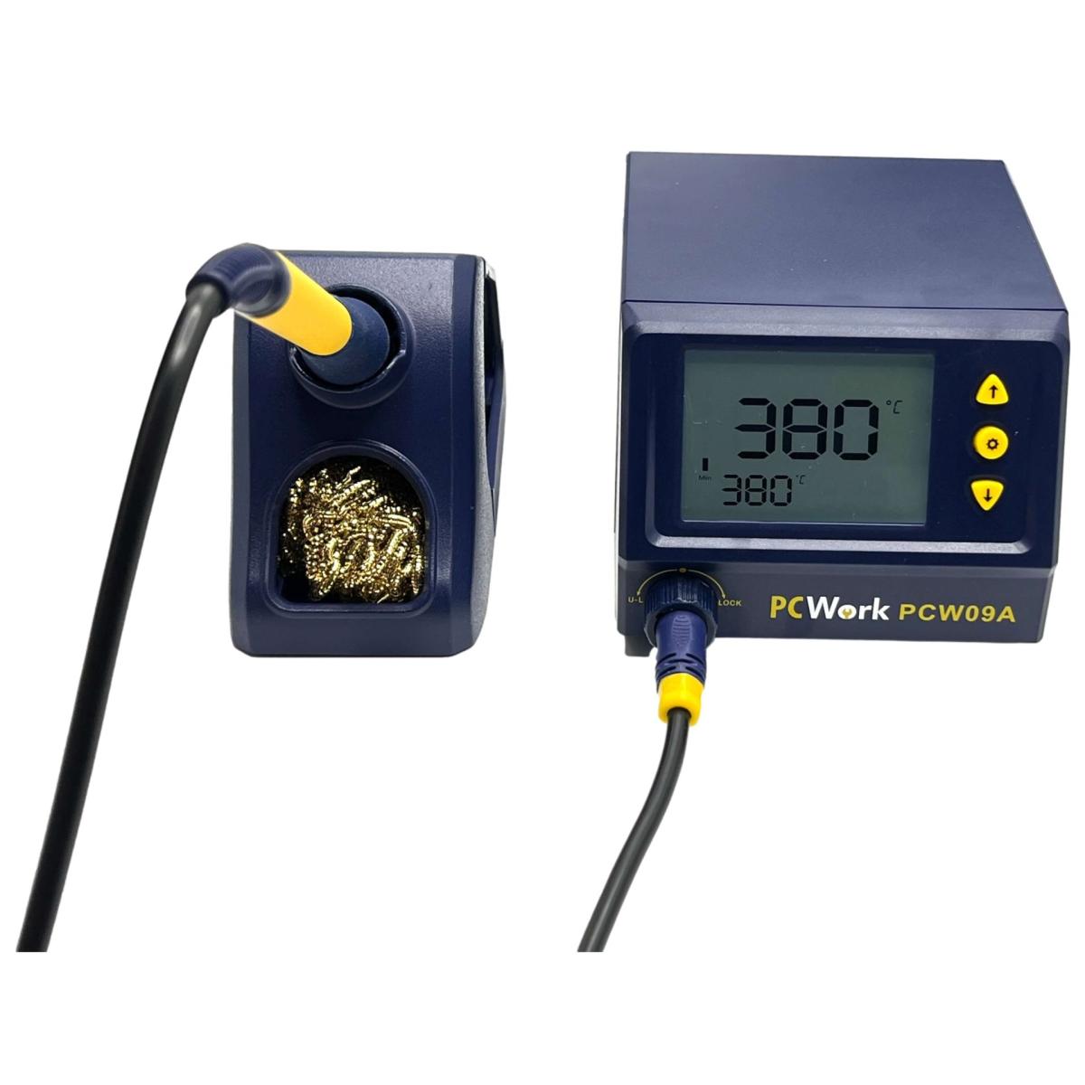 Station de soudage digital pcwork / 60w / 180-480°c / panne de précision