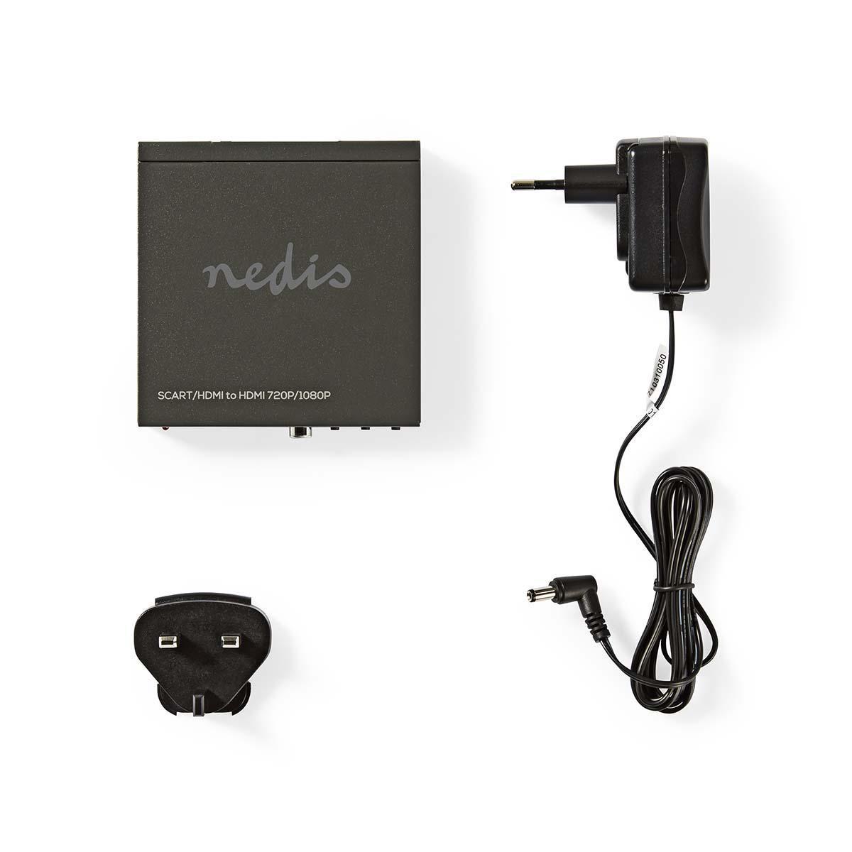 Convertisseur péritel vers hdmi +  extracteur de son  (analogique : jack 3.5mm + numérique : spdif)