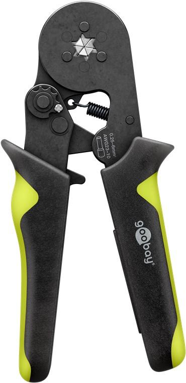 Pince à sertir hexagonale pour embouts divers (0,25mm² à 6mm²)