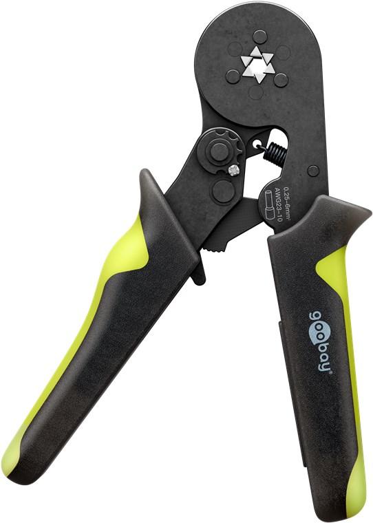 Pince à sertir hexagonale pour embouts divers (0,25mm² à 6mm²)