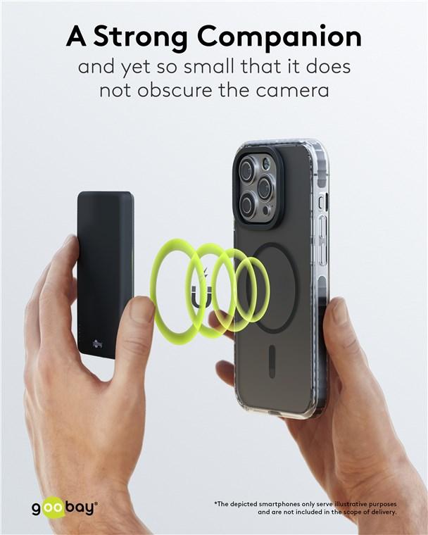 Power bank magnétique sans fil 5.000 mah