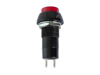 R18-25b bouton-poussoir off-(on) noir 1a/125v