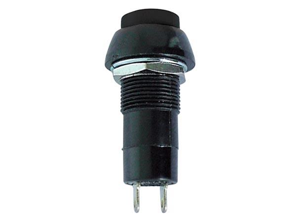 R18-25b bouton-poussoir off-(on) noir 1a/125v