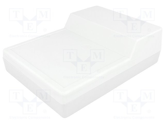Coffret pupitre - gris  189 x 138 x 59 mm