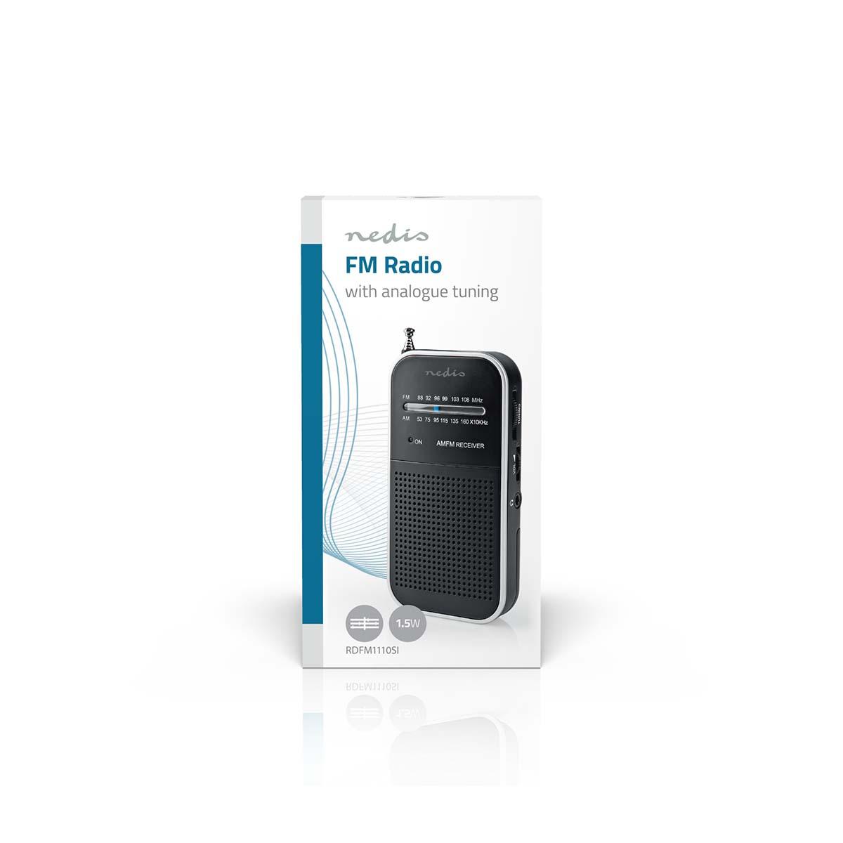 Radio am / fm - alimentee par piles - 1,5w