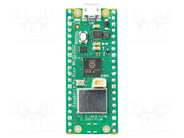 Raspberry pi pico wh / cortex m0+ /  bluetooth 5.2 / wi-fi 2,4ghz