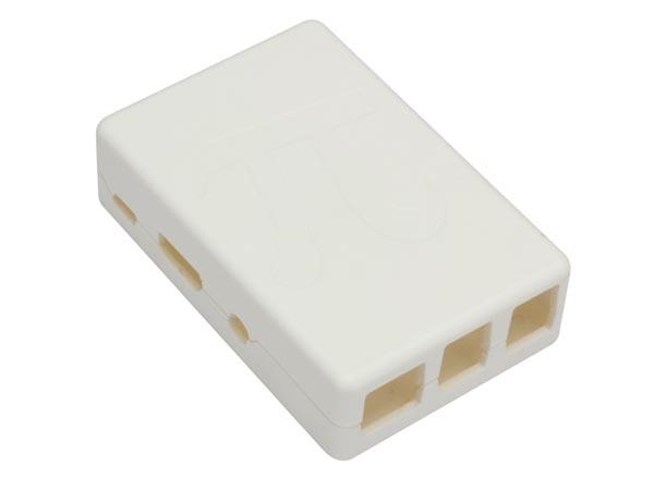 Boitier plastique blanc pour raspberry modèle 2b et 3b