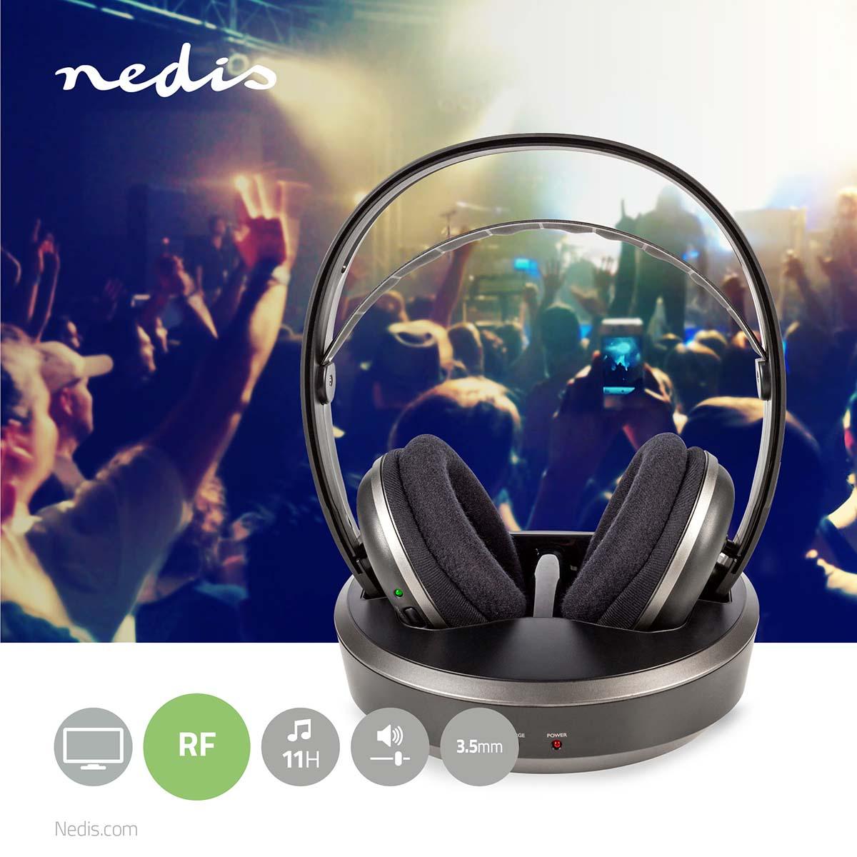 Casque rf | durée de lecture maximale de batterie: 11 heures | 100 m