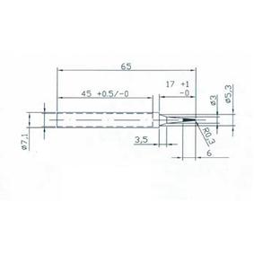 Panne de rechange 0.3mm pour station modèle sl30cmc et sl40cmc