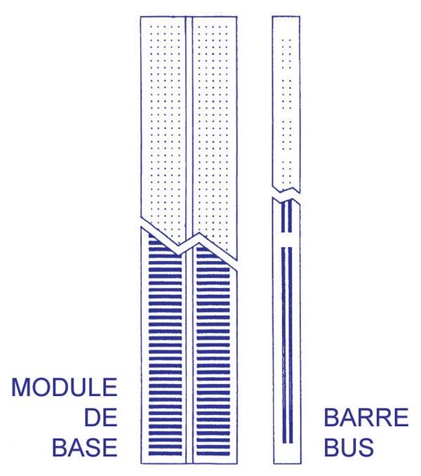 Plaque de montage rapide - haute qualité - 640 trous