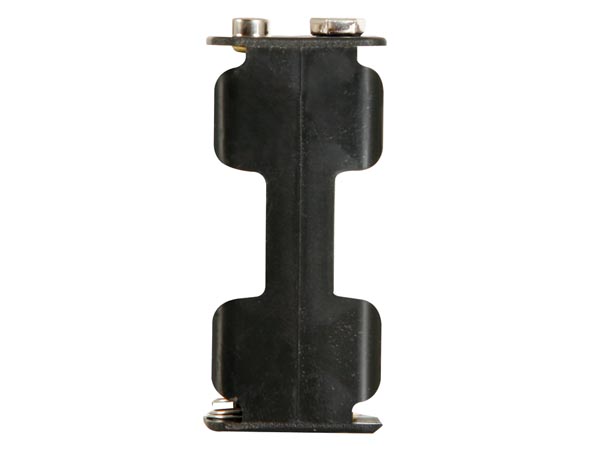 Coupleur de 2 piles aa (r06) avec contacts à pression 57.5 x 26 x 17mm