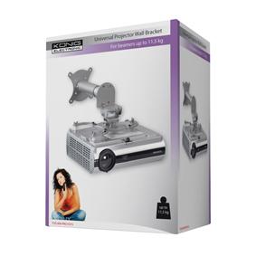 Support plafond vidéo-projecteur bras téléscopique 430-650mm charge max: 20kg