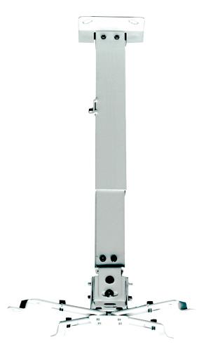 Support plafond vidéo-projecteur bras téléscopique 430-650mm charge max: 20kg