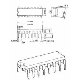 Lin-ic 6w audio amp.+ muting dip16