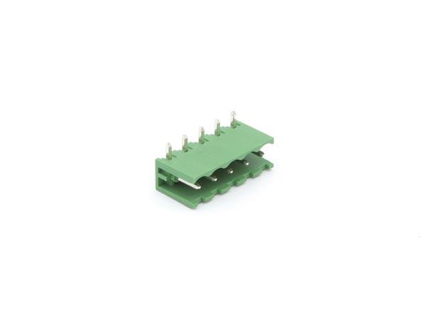 Bornier male coude embrochable - 5 poles