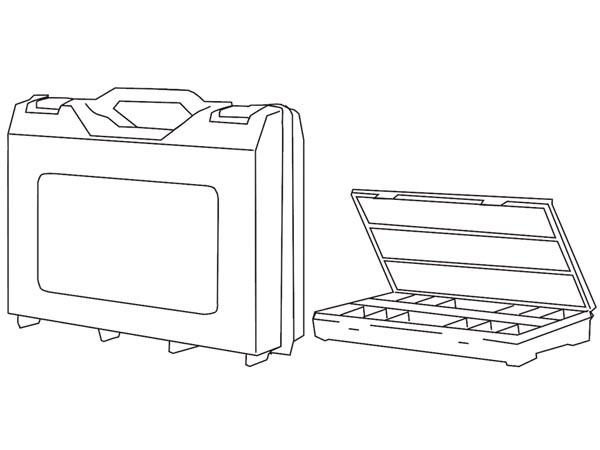 Valise à outils pour appareil électrique 385 x 330 x 130 mm