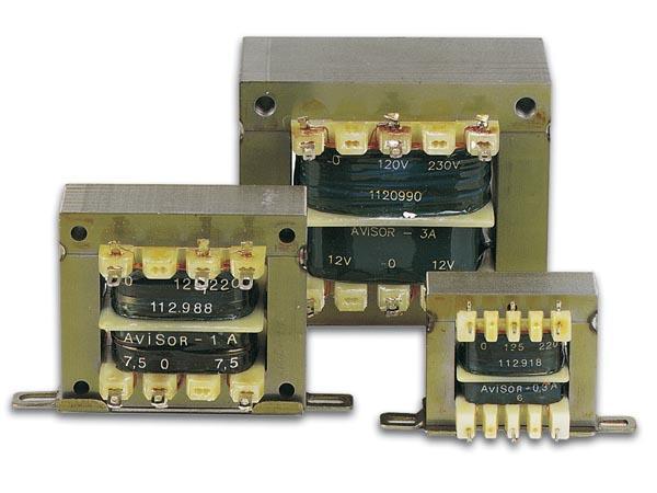 Transfo 12va 2x12v 230v circuit 45x54x19mm