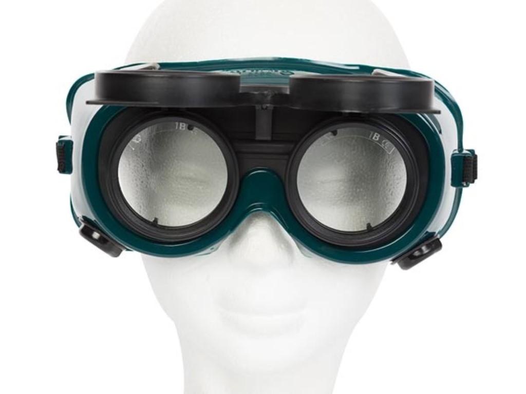 Lunettes de soudage,pliables, avec lentilles anti-rayures et anti-buée, bande ajustable confortable.