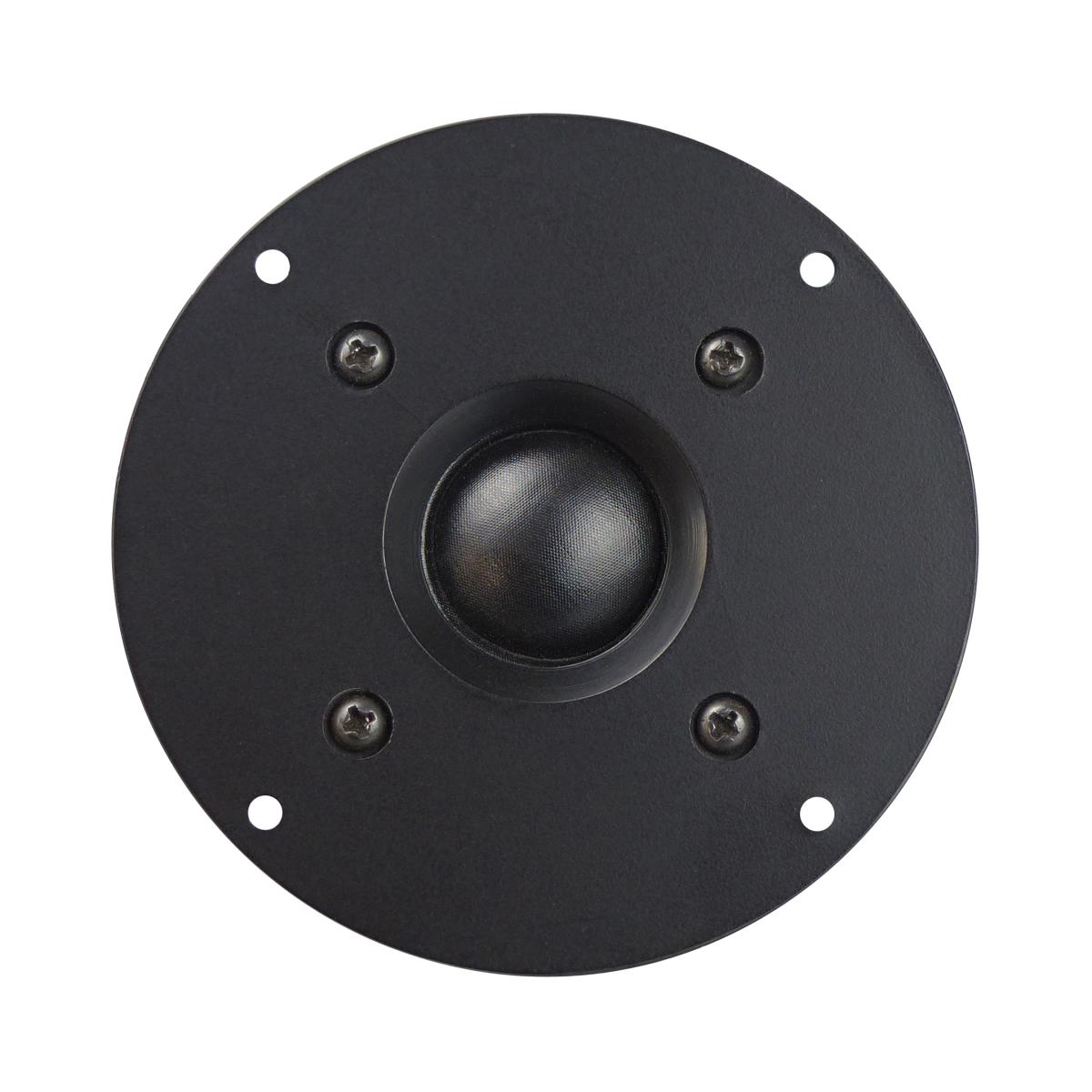 Tweeter à dôme circulaire haute qualité noir bobine : 25mm 25w rms