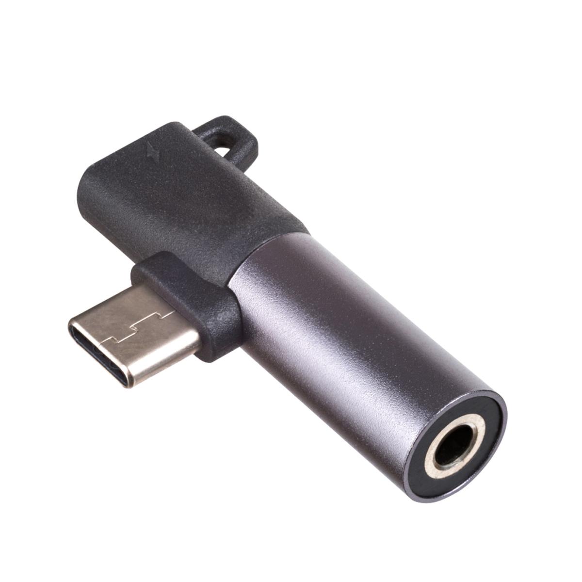 Adaptateur usb-c vers jack 3.5mm + connectique de charge simultané