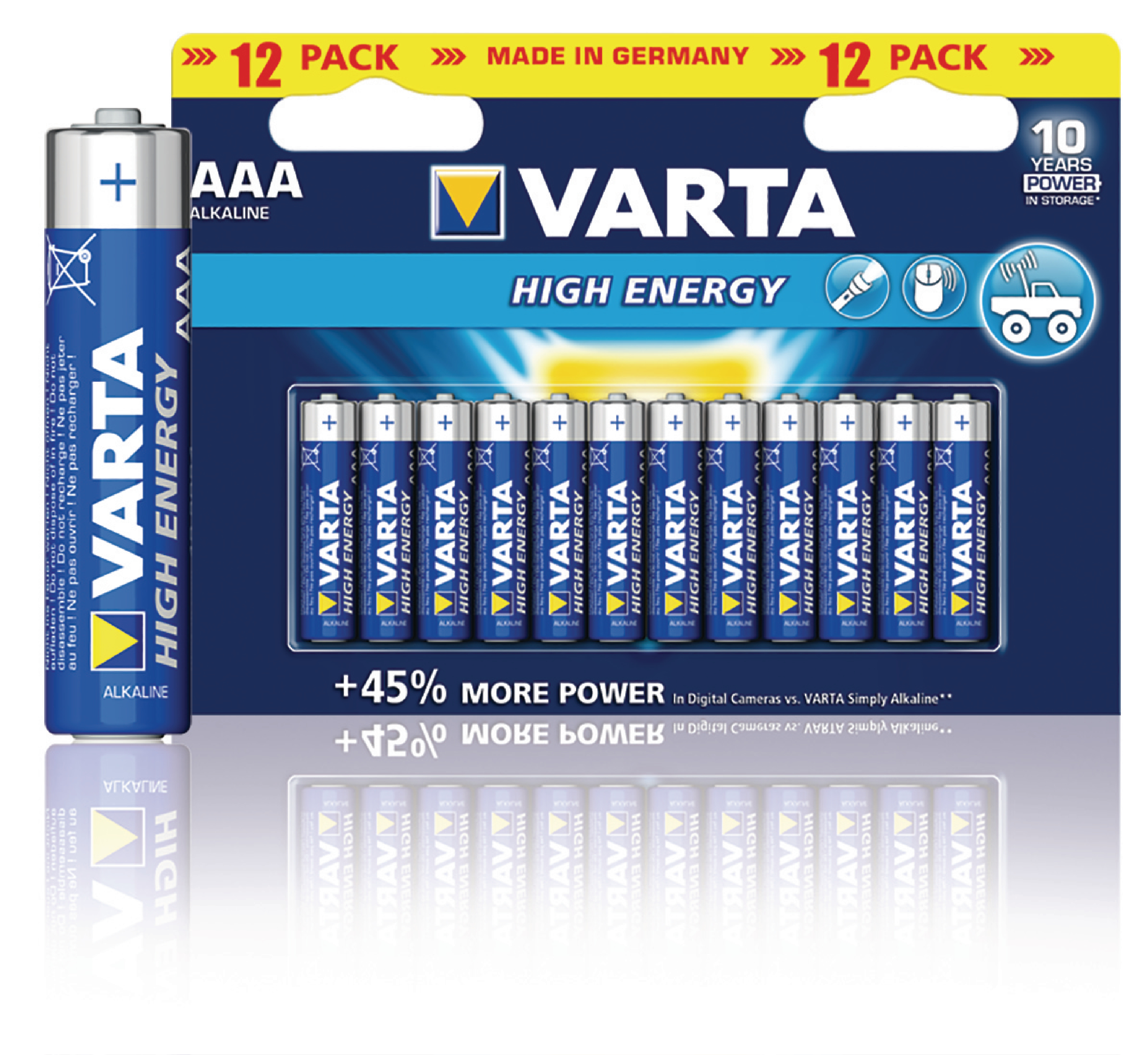 Pile alcaline 1,5V LR14 VARTA 2 pièces HIGH ENERGY - Composants éle