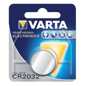 Pile bouton lithium 3.0v 230ma (20 x 3.2mm) cr2032 varta 6032.801.401